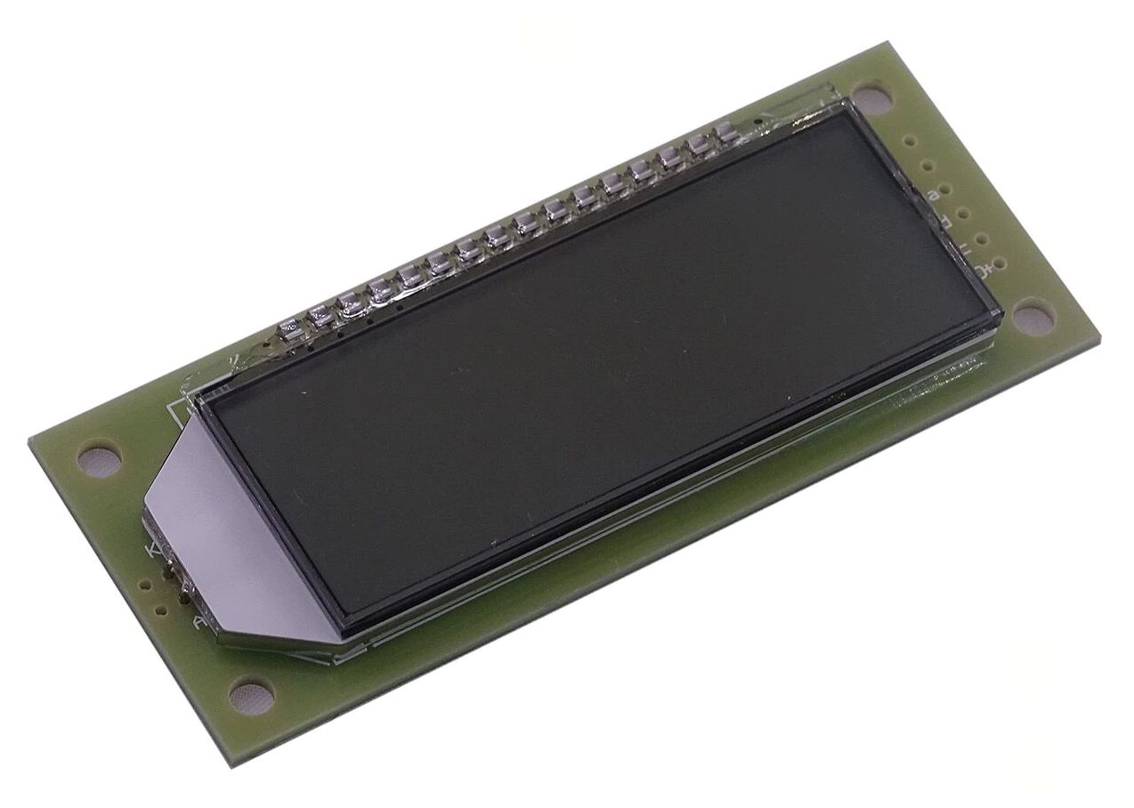 Display LCD 6 digit 7-segment 1.4" module SPI witte verlichting HT1621